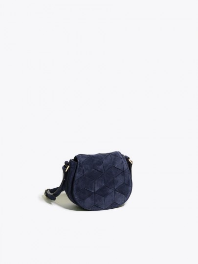 Escapade Suede Mini Saddle Bag